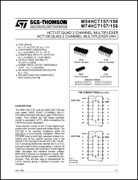 Click here to download M54HC158F1R Datasheet