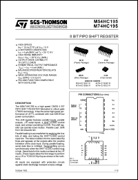Click here to download M54HC195F1R Datasheet
