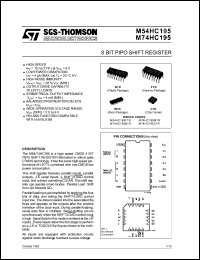 Click here to download M54HC195 Datasheet