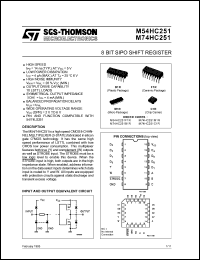 Click here to download M54HC251F1R Datasheet