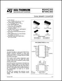 Click here to download M54HC393F1R Datasheet