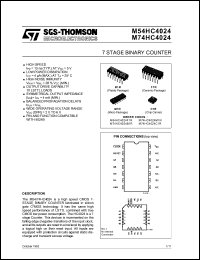 Click here to download M54HC4024F1R Datasheet