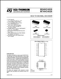 Click here to download M54HC4028F1R Datasheet