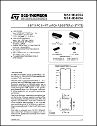 Click here to download M54HC4094F1R Datasheet