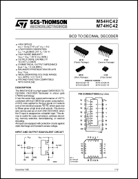 Click here to download M54HC42 Datasheet