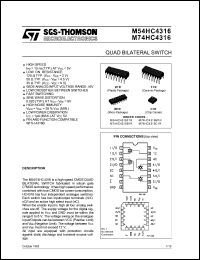 Click here to download M54HC4316F1R Datasheet