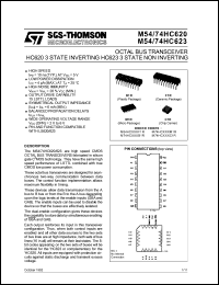 Click here to download M54HC623F1R Datasheet