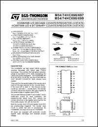 Click here to download M54HC697F1R Datasheet