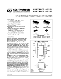 Click here to download M54HCT163 Datasheet