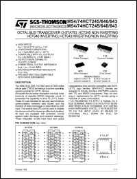 Click here to download M54HCT640 Datasheet