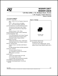 Click here to download M58WR128EB80ZB6T Datasheet