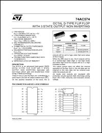 Click here to download M74AC574 Datasheet
