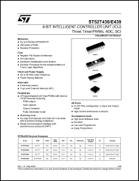 Click here to download ST52E430K1T6 Datasheet