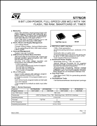 Click here to download ST72FSCR1R4M1 Datasheet