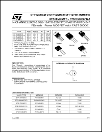 Click here to download STB12NM50FDT4 Datasheet