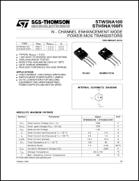 Click here to download STH5NA100FI Datasheet