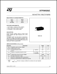 Click here to download STPS0520Z10 Datasheet