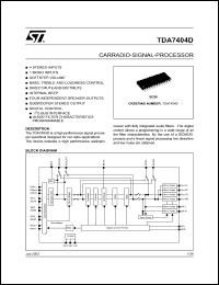 Click here to download TDA7404D Datasheet