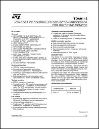 Click here to download TDA9116 Datasheet