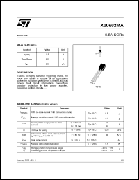 Click here to download X00602MA2AL2 Datasheet