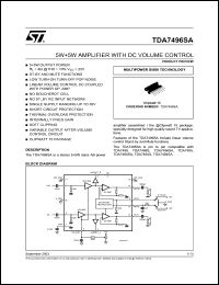 Click here to download TDA7496SA Datasheet