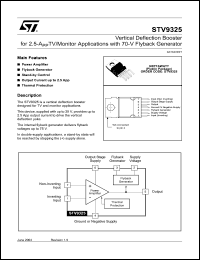 Click here to download STV9325 Datasheet