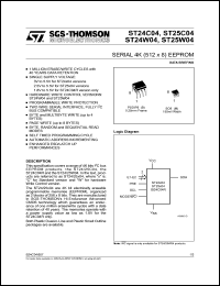 Click here to download ST24C04RB1 Datasheet