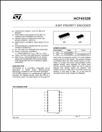 Click here to download HCF4532BEY Datasheet