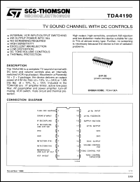 Click here to download TDA4190A Datasheet