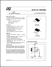 Click here to download ACS110-7SB2 Datasheet