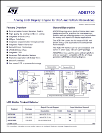 Click here to download ADE3700SX Datasheet