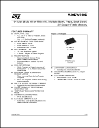 Click here to download M29DW640D90ZA6F Datasheet