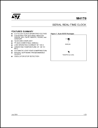 Click here to download M41T0DS6 Datasheet