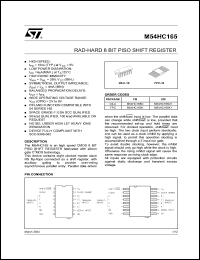 Click here to download M54HC165K1 Datasheet