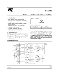 Click here to download STA508 Datasheet
