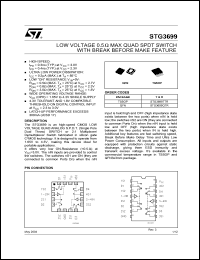 Click here to download STG3699QTR Datasheet