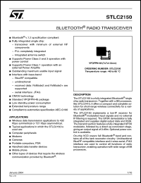 Click here to download STLC2150 Datasheet