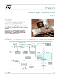 Click here to download STV0297JT Datasheet