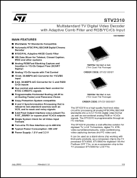 Click here to download STV2310D Datasheet