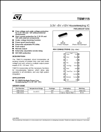 Click here to download TSM115CN Datasheet