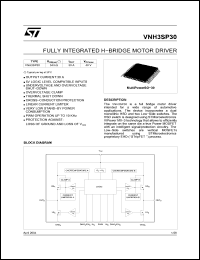 Click here to download VNH3SP30 Datasheet