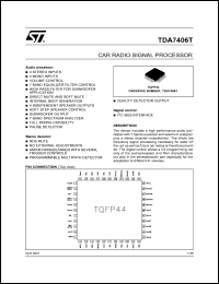 Click here to download TDA7406T Datasheet