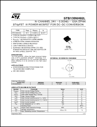 Click here to download STB130NH02L Datasheet