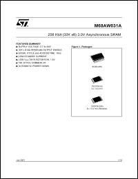 Click here to download M68AW031A Datasheet