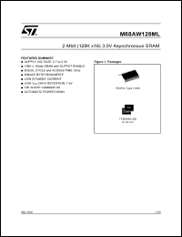 Click here to download M68AW128ML Datasheet