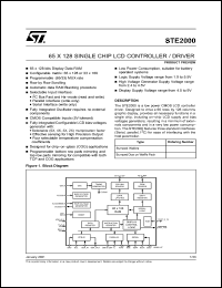 Click here to download STE2000 Datasheet