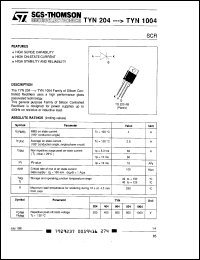 Click here to download TYN1004 Datasheet