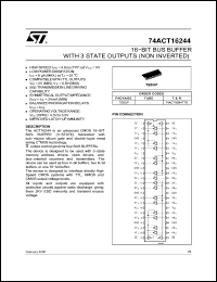 Click here to download 74ACT16244TTR Datasheet