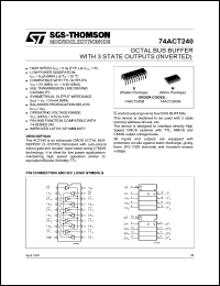 Click here to download 74ACT240B Datasheet