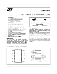 Click here to download 74LVQ174T Datasheet